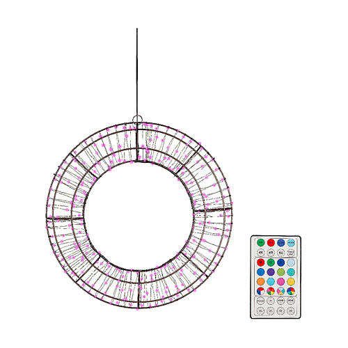 Ghirlanda maxi 250 micro LED luci danzanti esterno 55 cm 2
