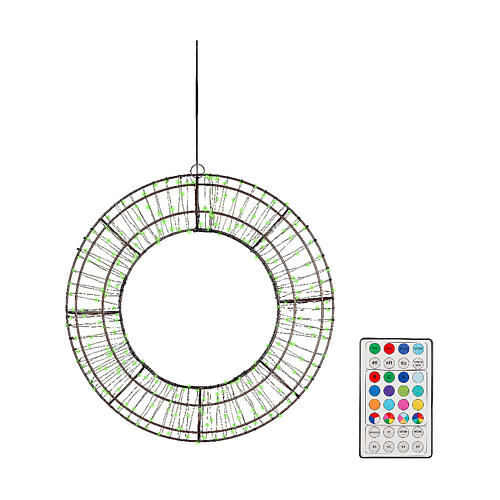 Large Wreath 250 Dancing Micro LED Lights Outdoor 55 cm 4