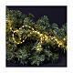 Guirlande lumineuse extra dense effet twinkle fil argenté 378 LEDs blanc chaud 6 m s2