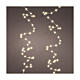 Stringa luminosa extra dense twinkle filo 378 LED bianco caldo 6 m s1