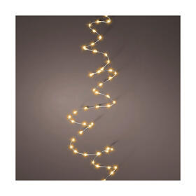 Fio com 378 LEDs dourados 6 m extra denso efeito twinkle
