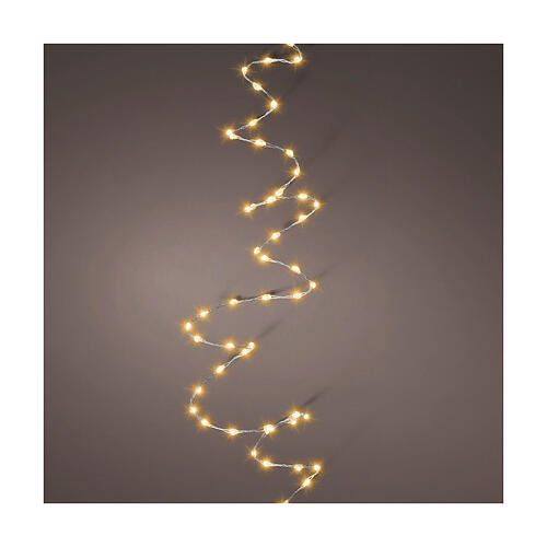 Stringa luminosa filo 567 LED extra dense twinkle dorato 9 m 1