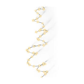 Fio com 567 luzes LED extra densas douradas efeito twinkle 9 m