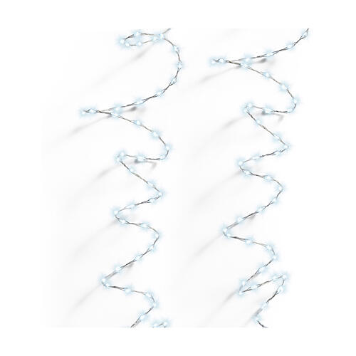 Twinkle string lights with silver wire and 378 extra dense LEDs, 20 ft 2