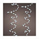 Guirlande lumineuse fil 378 LEDs extra denses effet twinkle argenté 6 m s1