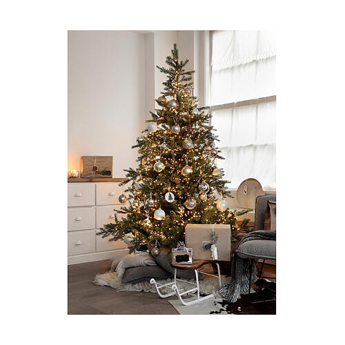 Catena luminosa bianco freddo 480 micro LED  Compact Twinkle 6 m int est 7