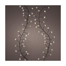 Corrente luminosa branco frio 480 micro LEDs Compact Twinkle 6 m int/ext