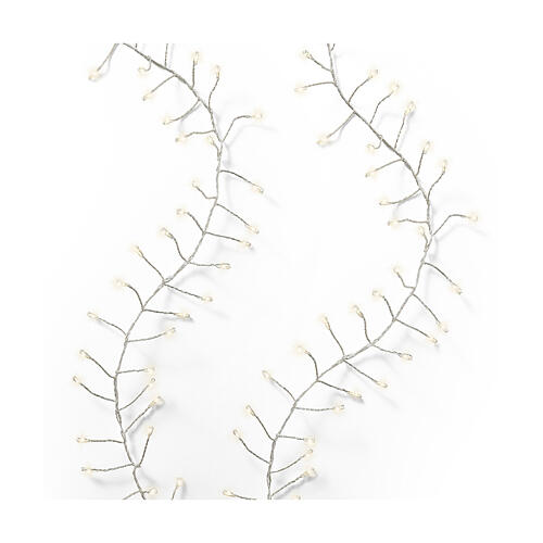 Catena luminosa Sparkle Compact bianco caldo 480 micro LED effetto scintilla int est 3