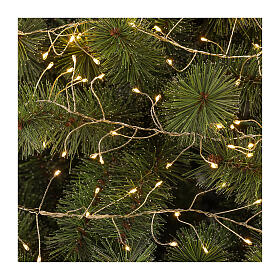 Luzes de Natal Sparkle Compact 480 micro LEDs com efeito cintilante branco quente 6 m int/est