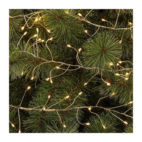 Cadena luminosa blanco cálido 960 micro LED Sparkle Compact 12 m int ext 2