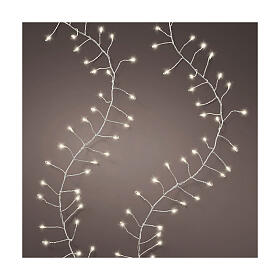 Corrente luminosa branco quente 960 micro LEDs Sparkle Compact 12 m int/ext