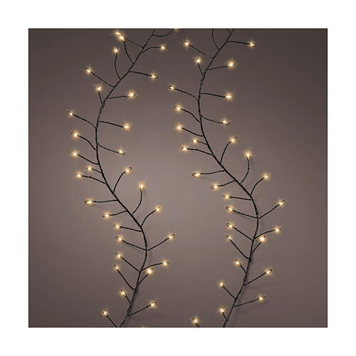 Catena luminosa dorato 960 micro LED Sparkle Compact interno esterno 1