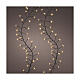 Catena luminosa dorato 960 micro LED Sparkle Compact interno esterno s1