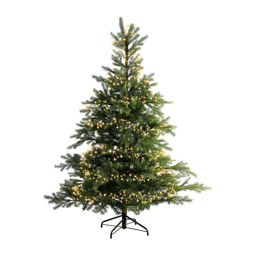 Catena luminosa dorata e bianco caldo 960 micro LED Sparkle Compact int est 5