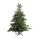 Cascata luminosa 408 microled filo verde albero Natale 180 cm bianco caldo int est s4