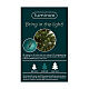 Cascata luminosa 672 micro LEDs fio verde para árvore de Natal 210 cm branco quente int/ext s7