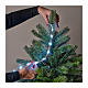 Cascata luminosa 672 microled FLASHING albero Natale 200 cm bianco freddo int est s3