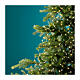 Cascata luminosa 408 microled filo oro flashing per alberi 180 cm dorato e bianco caldo s3