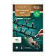 Luzes de Natal 160 LEDs dourados Duracharge fio negro USB 4 m int/ext s2