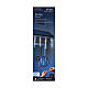 Icicle Lights Uso Interior Exterior 60 LED Blanco Frío Intermitente 3,6 m s4
