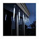 Guirlande lumineuse usage intérieur/extérieur 8 LEDs effet neige blanc froid 2,8 m s1