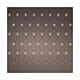 Cluster twinkle net of 200 warm white LED lights, 8.5x3.2 ft, indoor/outdoor s1