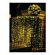 Rete luminosa 200 LED bianco caldo 2,6x1 m int est s2