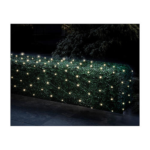 LED-Lichternetz – 360 warmweiße LEDs – 4,8 × 1 m – Schwarzes Kabel – Innen & Außen 4