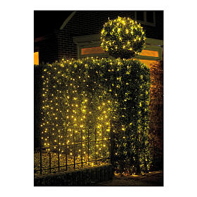 Rete luminosa 350 LED bianco caldo 4,8x1 m int est
