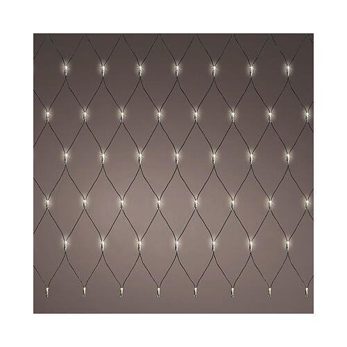 Rede luminosa 360 LEDs branco quente 4,8x1 m int/ext. 1