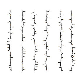 LED-Lichterkette Compact Sparkle – 648 goldene LEDs – 2 m – Schwarzes Kabel – Innen & Außen