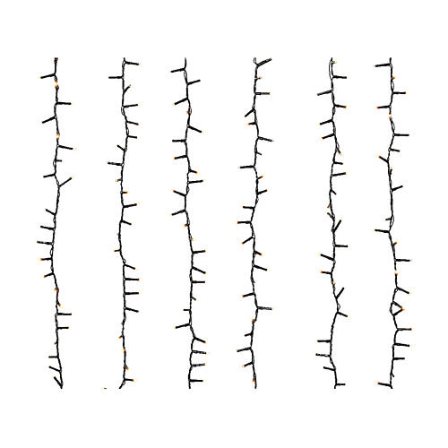 Golden light chain with 648 compact sparkle LEDs, 6.6 ft, indoor/outdoor 2