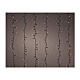 Catena luminosa luce dorata 1080 LED Cluster Sparkle 240x240 cm int est s1