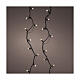 Catena luminosa professionale luce bianca calda 96 LED flashing 950 cm int est s1