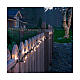 Catena luminosa professionale luce bianca calda 96 LED flashing 950 cm int est s2