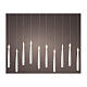 Set 10 luci a candela a LED bianco caldo fisse int est 15 cm s1
