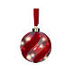 Micro LED Christmas ball for indoor, 6 in s2