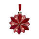 Fiore rosso 15 micro LED fissi uso interno 19 cm s2