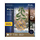 Tree branch with sphere, 30 steady golden micro LED lights for indoor use, 6 in s6