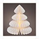 Albero carta bianca FSC mix 100% Micro LED bianco caldo 30 cm s1