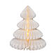 Weihnachtsbaum aus weißem FSC®-zertifiziertem Papier (100 %), Wabenstruktur, mit Micro-LEDs, 48 cm s3