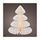 Albero carta bianca FSC mix 100% Micro LED bianco caldo 48 cm s1