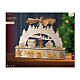 Mountain Music Box FSC 100% Wood Movement Warm White LEDs 10x45x35 cm s3