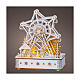 Carillón noria copor de nieve madera movimiento FSC 100% LED blancos cálidos 25 cm s1