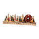 Carillon paesaggio montano giostra legno movimento FSC 100% 25x80 cm s2