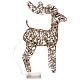 Golden reindeer with 40 warm white LEDs, indoor decoration, 16 in s7