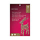 Renna oro 40 led bianco caldo int h 40 cm s6