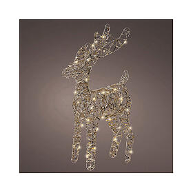 Golden Reindeer 40 Warm White LEDs Int. H 40 cm