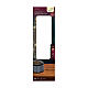 Sapin pivotant en verre transparent 15 LEDs blanc chaud 35 cm intérieur s3