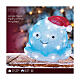 Medusa chapéu de Natal LEDs branco frio 25x30 cm s3